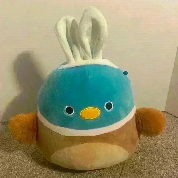 Squishmallow, Daska the Duck with bunny ears, 8” - Picture 1 of 2